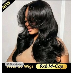 22" 220% Density Bodywave Glueless HD Lace Front Wig